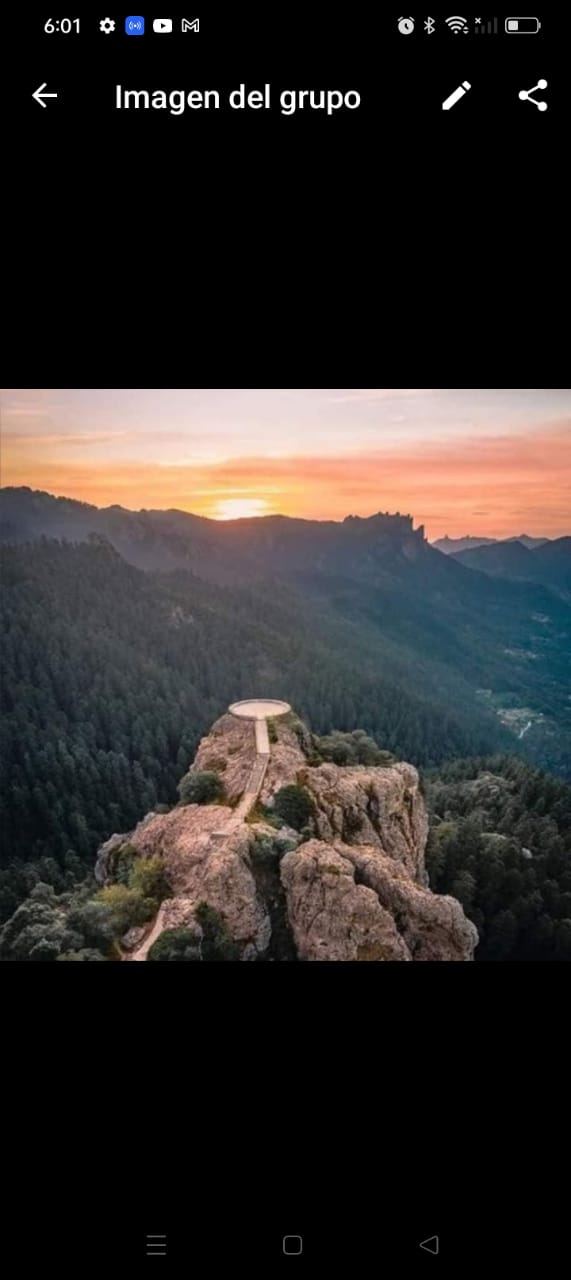 Mirador con amanecer